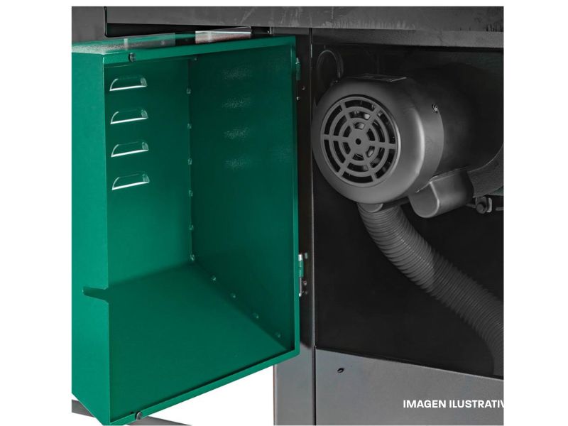 Sierra de mesa de gabinete tipo escuadradora de servicio pesado de 10" y 3 HP 220V Grizzly G0651