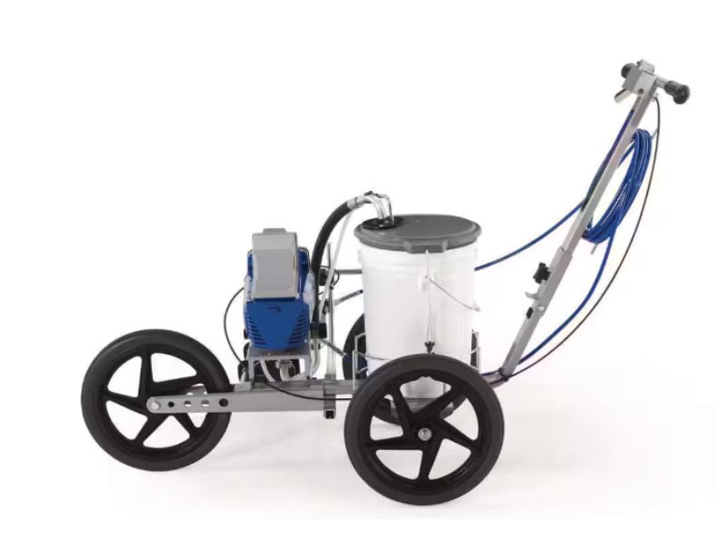 Maquina pulverizadora de pintura traza lineas pinta rayas de baterias Graco FieldLazer ES100