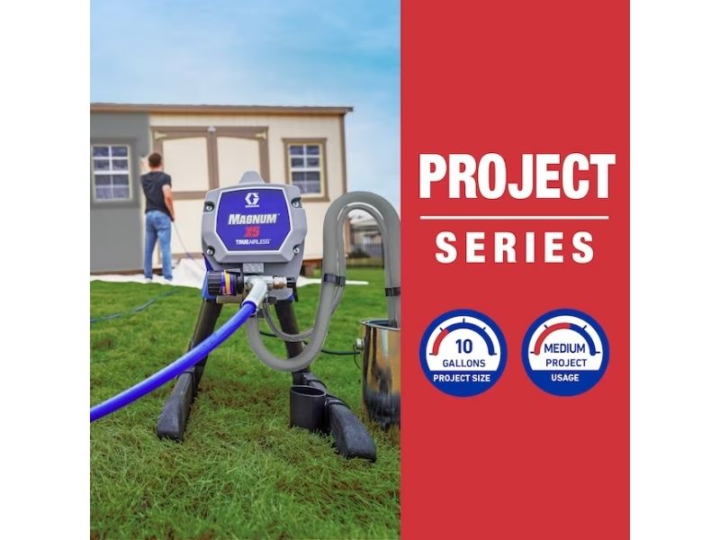 Maquina para pintar pulverizadora de pintura airless Graco X5 mas boquillas 311 y 517