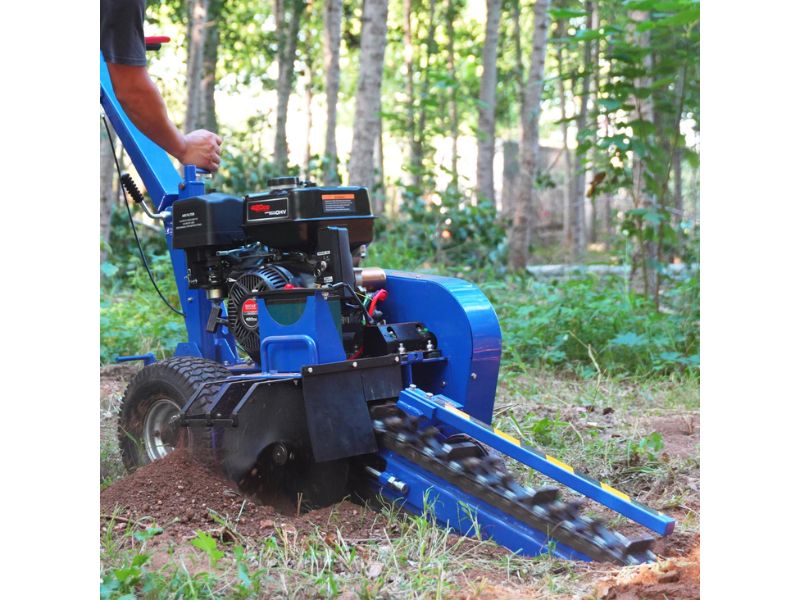 Zanjadora a gasolina de 24" con motor Ducar de 15 HP 420 CC Bilt Hard