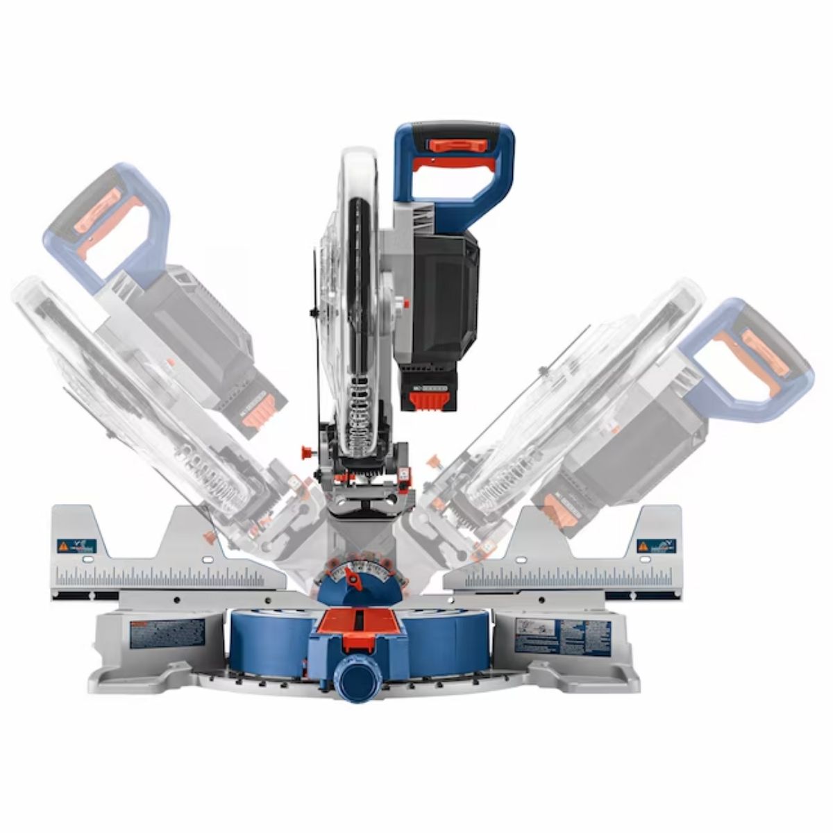 Sierra ingletadora inalámbrica deslizante de 12" y 18V doble bisel Bosch GCM18V-12SDN Profactor