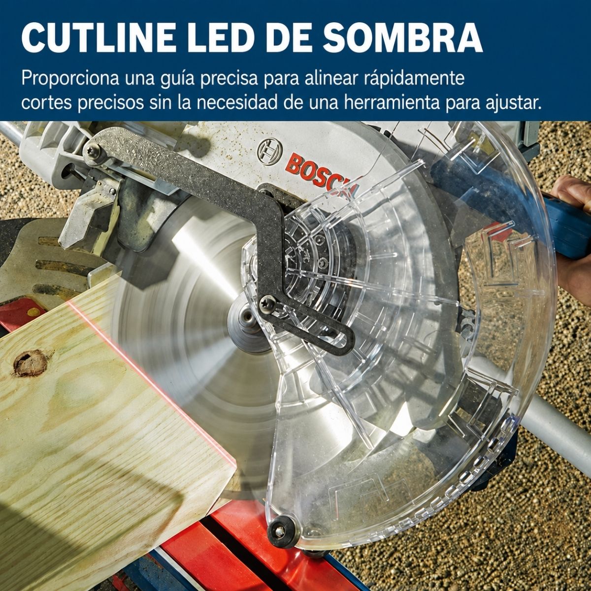 Sierra ingletadora inalámbrica deslizante de 12" y 18V doble bisel Bosch GCM18V-12SDN Profactor