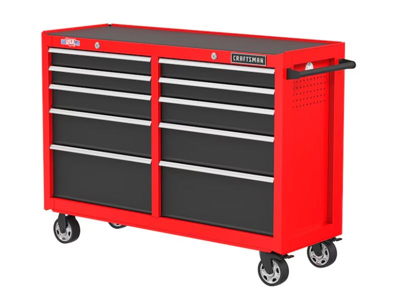 Gabinete de metal para organizar herramientas de 52"de ancho x 37.5" de alto Craftsman CMST98273RB