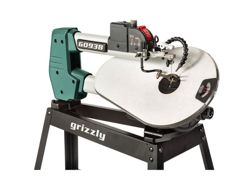 Sierra de calar de velocidad variable de 18" con soporte Grizzly G0938