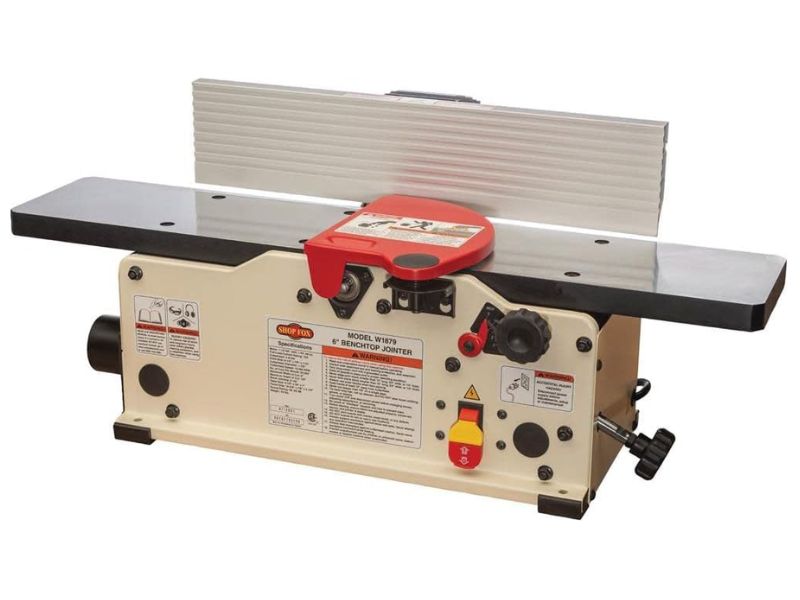 Canteadora de banco de 6" y 1-1/2 HP Shop Fox W1876