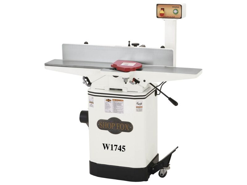 Canteadora para madera de 6" x 46" con base movil 1 hp 120V Shop Fox W1745