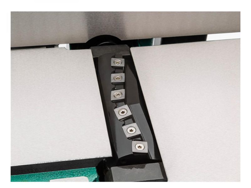 Canteadora para madera de 6" x 60" con cabezal de corte helicoidal Grizzly G0526