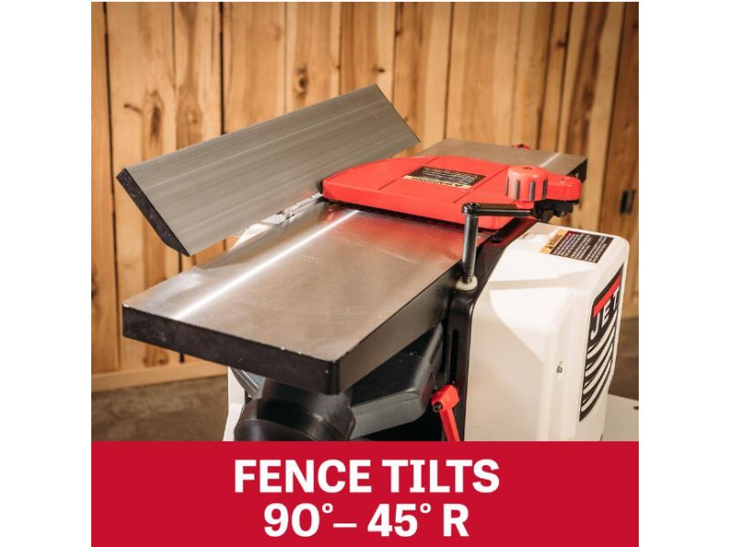 Canteadora cepilladora de 8" de 15 amperios y 2 cuchillas rectas Jet  707400