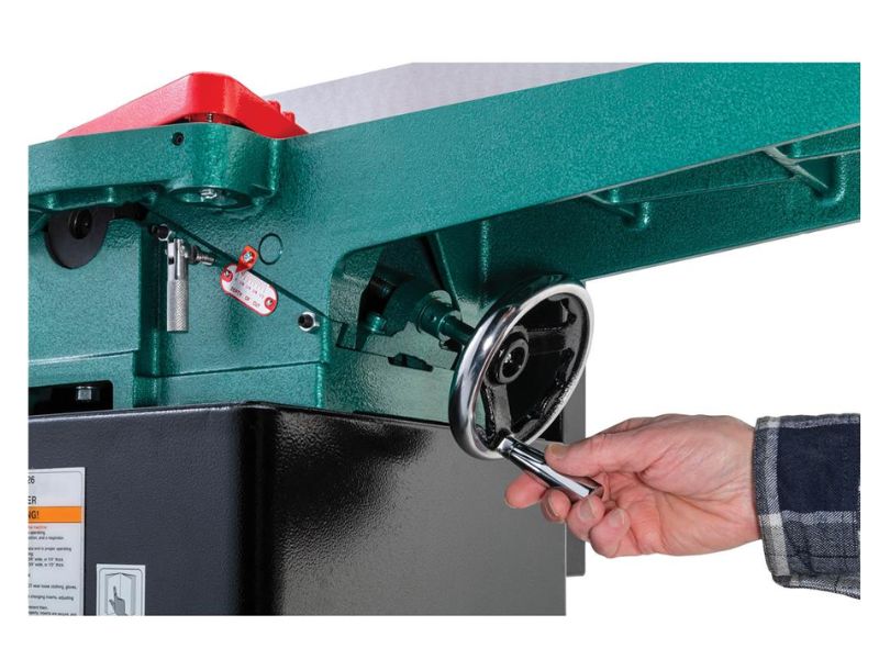 Canteadora para madera de 6" x 60" con cabezal de corte helicoidal Grizzly G0526