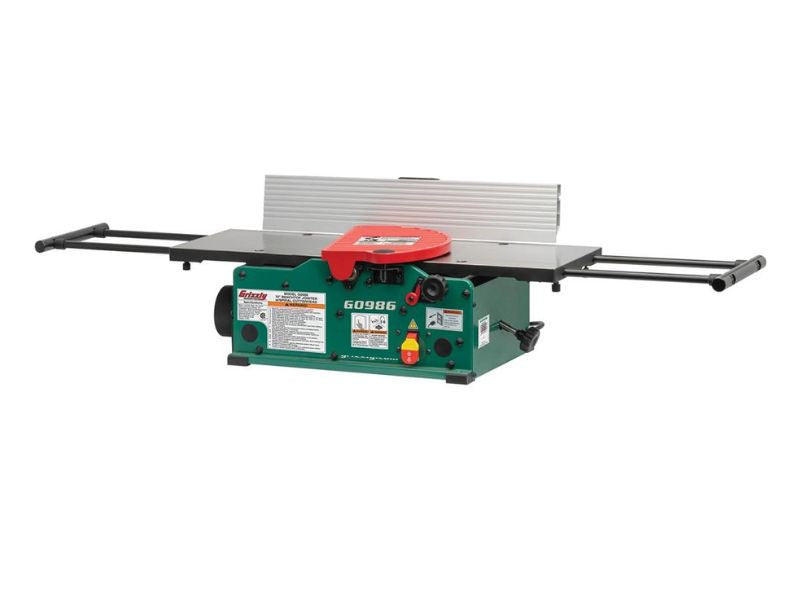 Canteadora de banco para madera de 10" con cabezal de corte en espiral Grizzly G0986