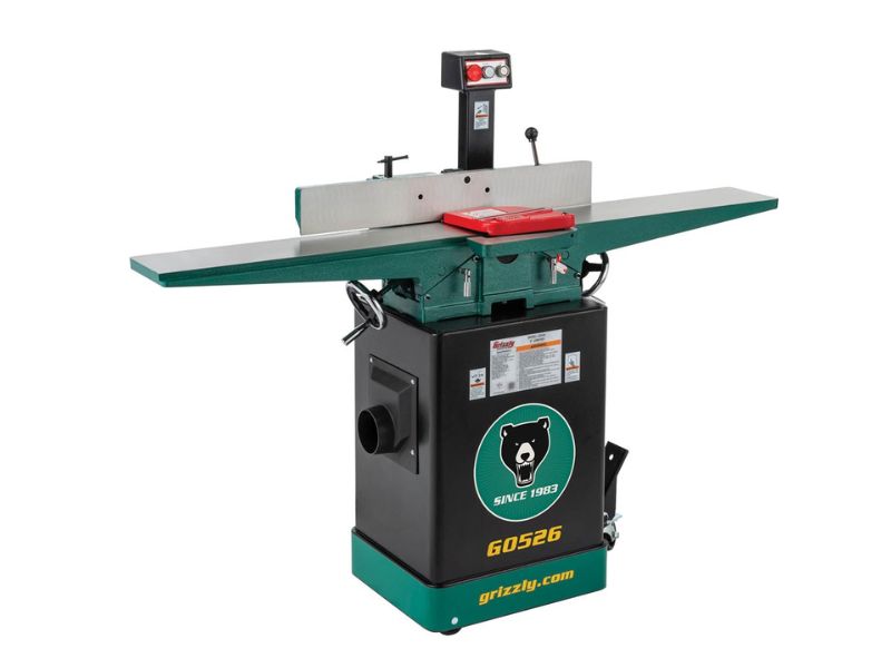 Canteadora para madera de 6" x 60" con cabezal de corte helicoidal Grizzly G0526