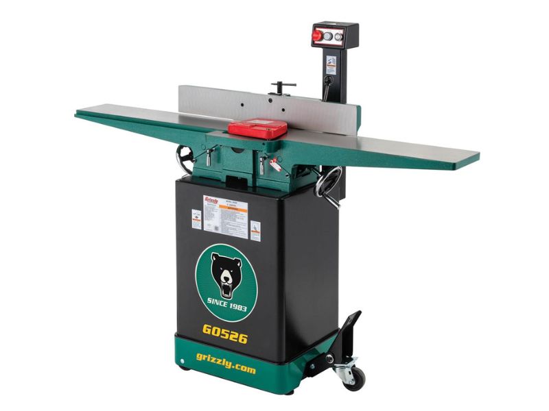 Canteadora para madera de 6" x 60" con cabezal de corte helicoidal Grizzly G0526