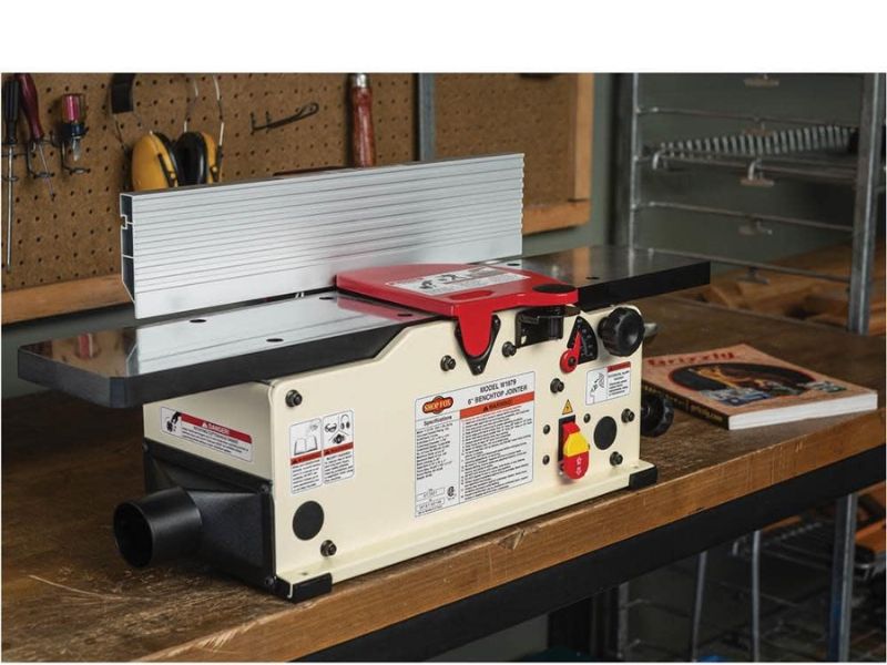 Canteadora de banco de 6" y 1-1/2 HP Shop Fox W1876