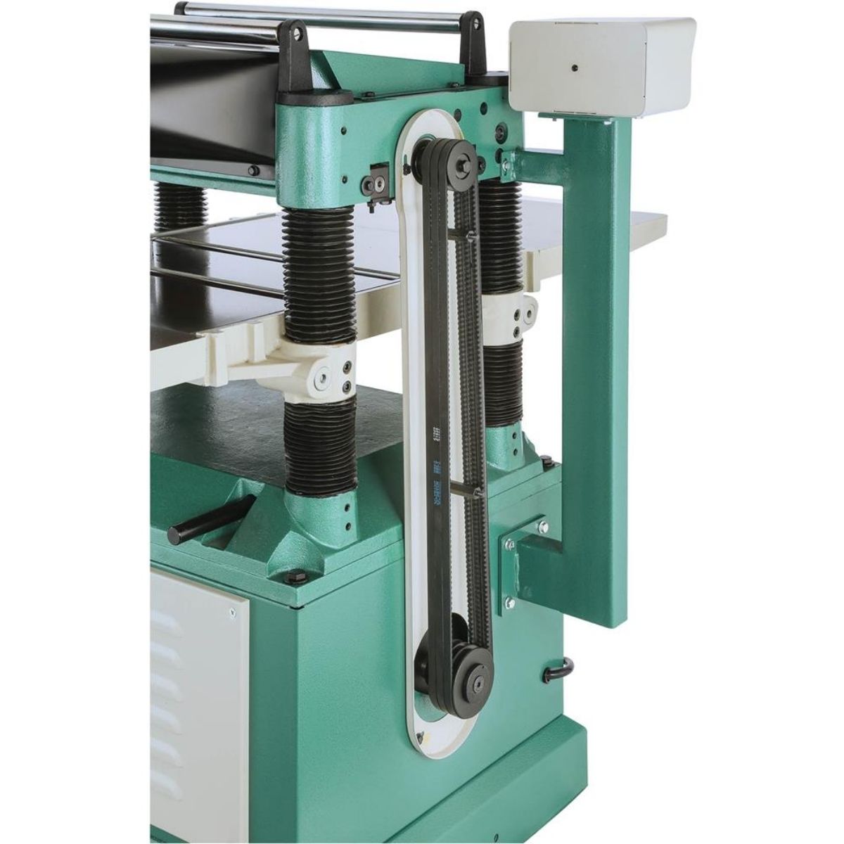 Cepilladora para madera de 20" y 5 HP con cabezal de corte en espiral Grizzly G0454ZX