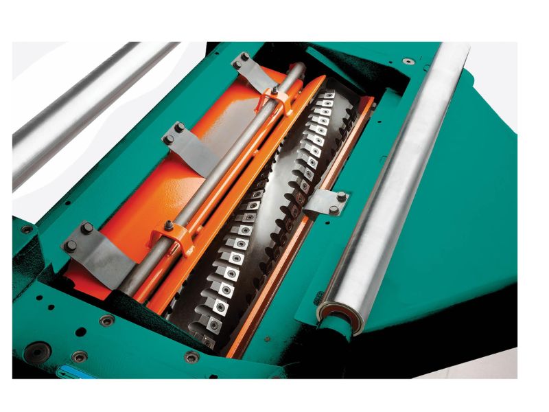 Cepilladora de 20" con cabezal de corte helicoidal y 5 HP Grizzly G1033X