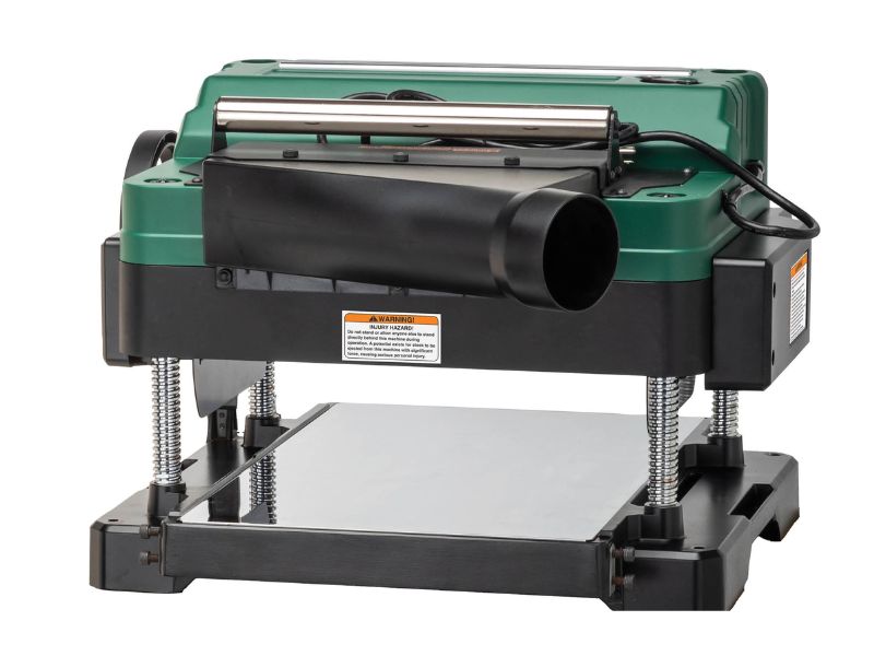 Cepilladora de banco para madera de 15" y 2 HP con cabezal de corte en espiral Grizzly G0999