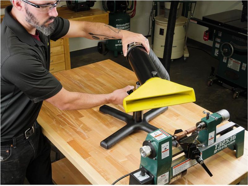 Soporte de banco para boquilla de recolección de polvo Grizzly G2753