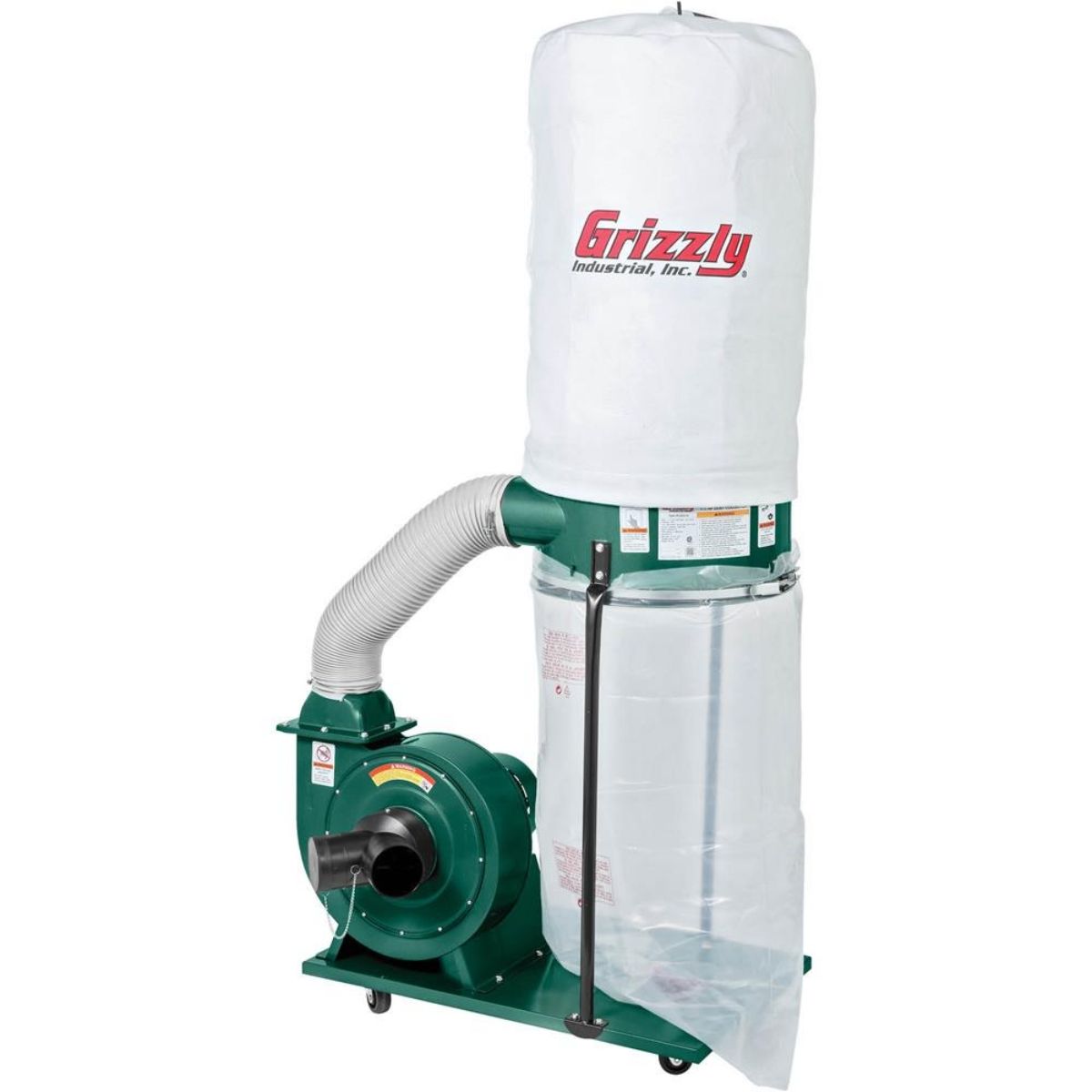 Colector de polvo portátil de 1-1/2 HP Grizzly G1028Z2