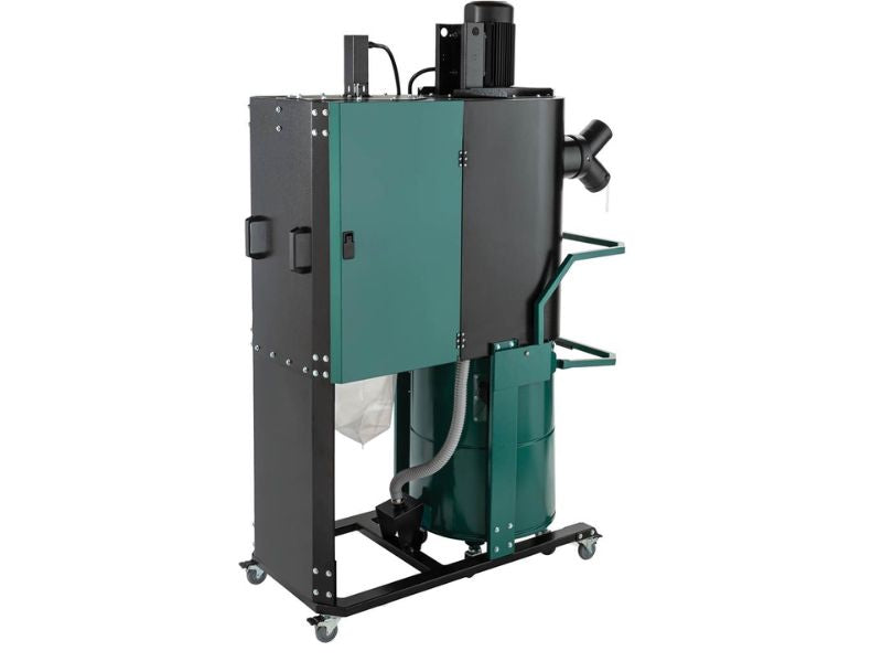 Colector de polvo ciclonico silencioso de 2 etapas 2 hp Growl-Tech Grizzly G0976
