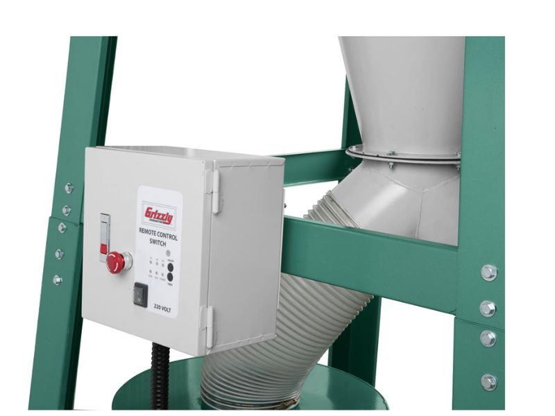 Colector de polvo ciclónico trifásico de 10 hp Grizzly G0638