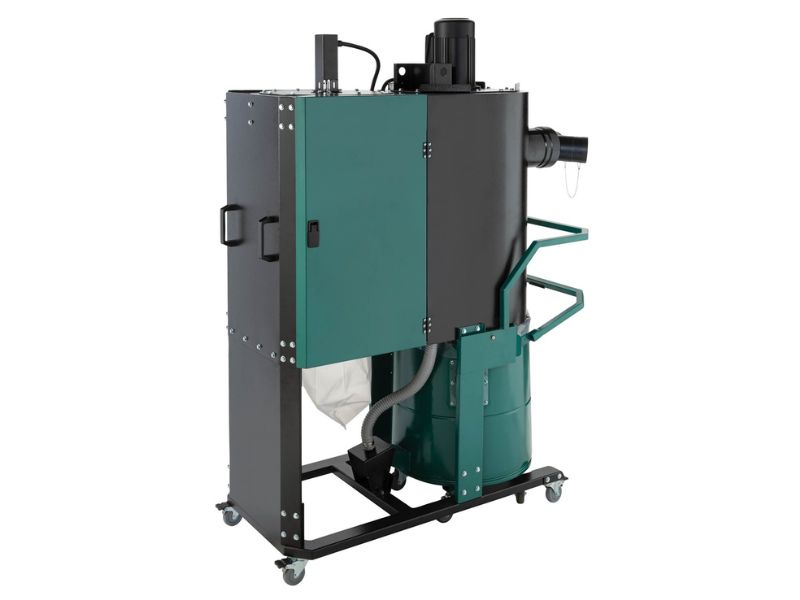 Colector de polvo ciclonico silencioso de 2 etapas 1-1/2 hp Growl-Tech Grizzly G0975