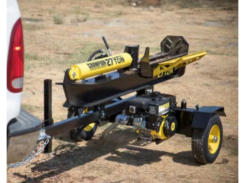 Cortadora de leña troncos horizontal y vertical de 27 Ton 224 cc con retorno automático Champion