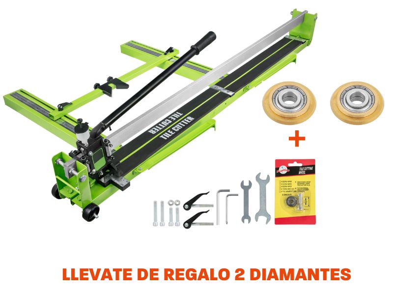 Cortadora manual de azulejo loseta con riel sólido para corte preciso de 120 cm - 1.20 m Vevor