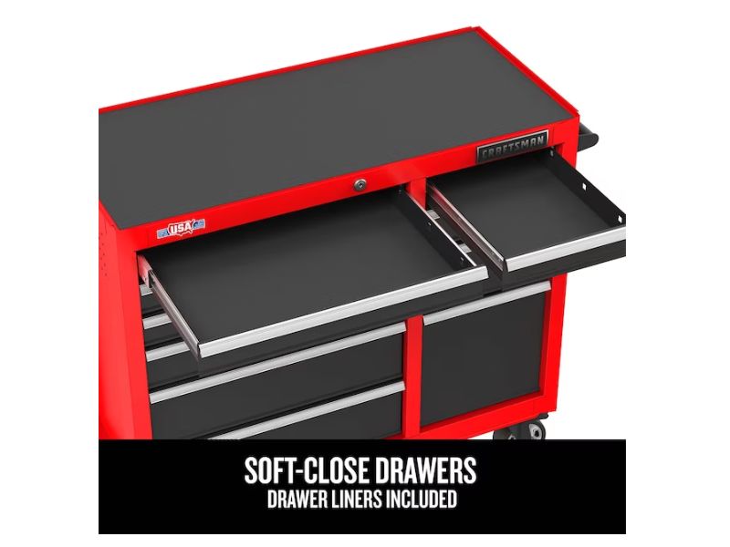 Gabinete de metal para organizar herramientas de 52"de ancho x 37.5" de alto Craftsman CMST98273RB