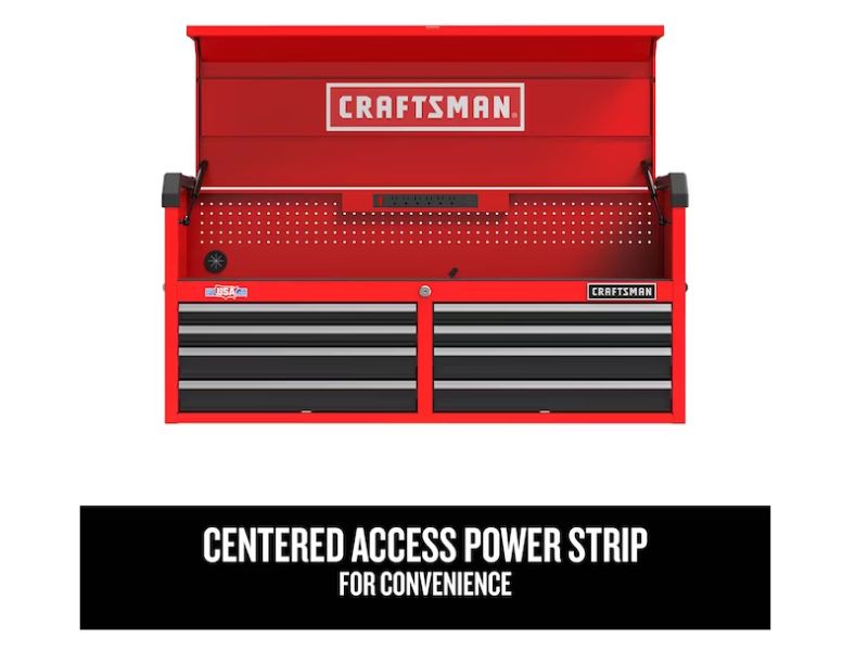 Gabinete de metal para organizar herramientas de 51.5" de ancho x 24.7" de alto Craftsman CMST98272RB