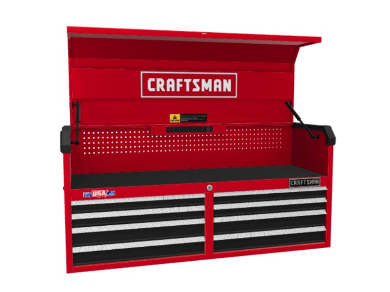 Gabinete de metal para organizar herramientas de 51.5" de ancho x 24.7" de alto Craftsman CMST98272RB