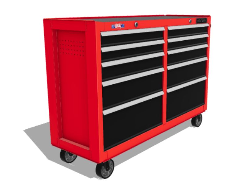 Gabinete de metal para organizar herramientas de 52"de ancho x 37.5" de alto Craftsman CMST98273RB