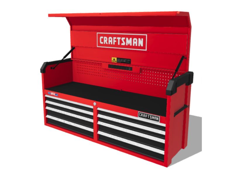 Gabinete de metal para organizar herramientas de 51.5" de ancho x 24.7" de alto Craftsman CMST98272RB