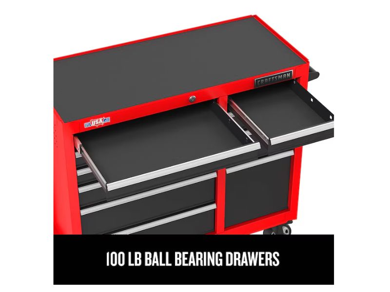 Gabinete de metal para organizar herramientas de 52"de ancho x 37.5" de alto Craftsman CMST98273RB