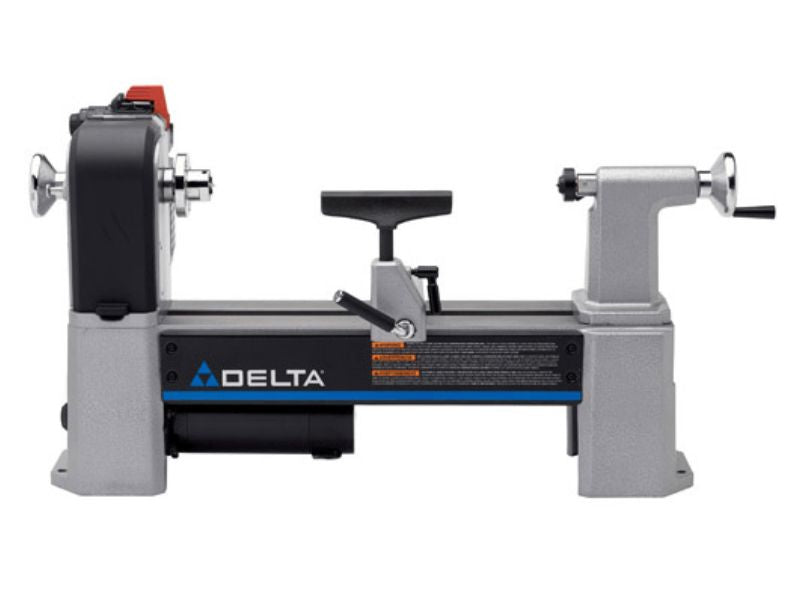 Torno de banco para madera de 12 1/2" y 1 HP de velocidad variable Delta 46-460