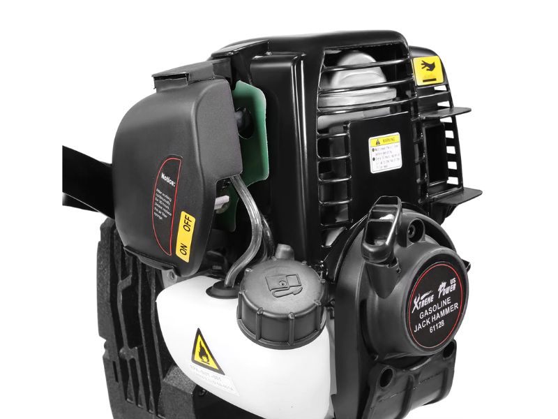 Martillo demoledor de concreto a gasolina de 38 cc con 2 cinceles Certificación EPA XtremepowerUS 61128