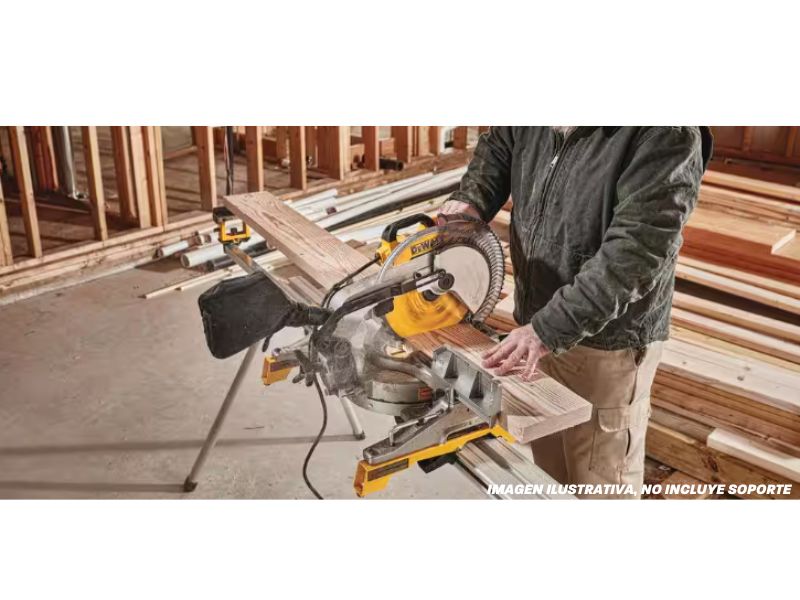 SIerra de inglete de 12 " un solo bisel y 15 amp dewalt DWS715