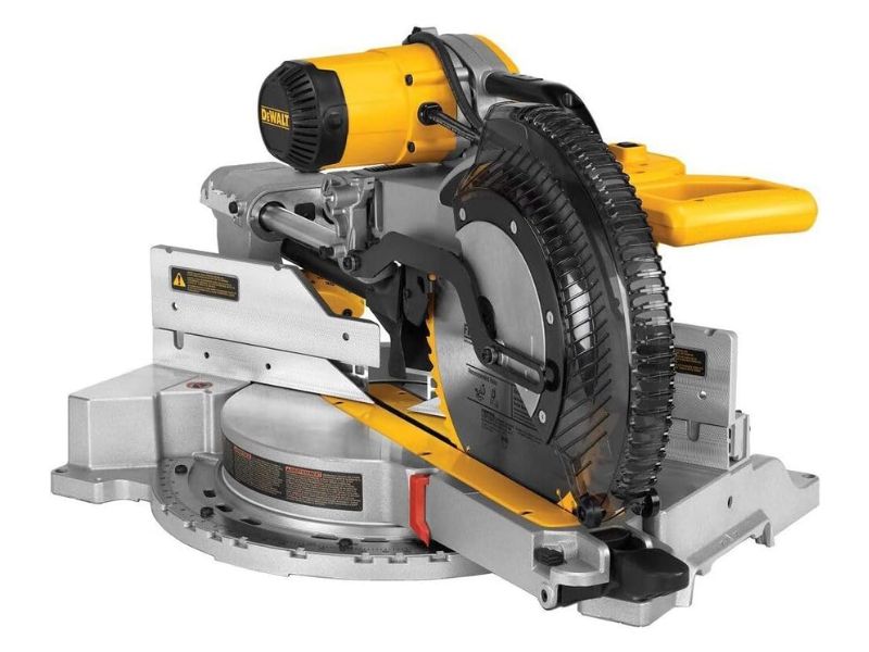 Sierra ingletadora deslizante de doble bisel de 12" tecnologia XPS DeWalt DWS780