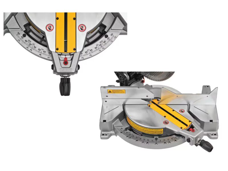 SIerra de inglete de 12 " un solo bisel y 15 amp dewalt DWS715