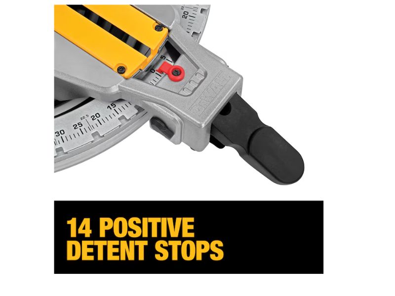 Sierra de inglete de doble bisel de 12" y 15 Amp DeWalt DWS716