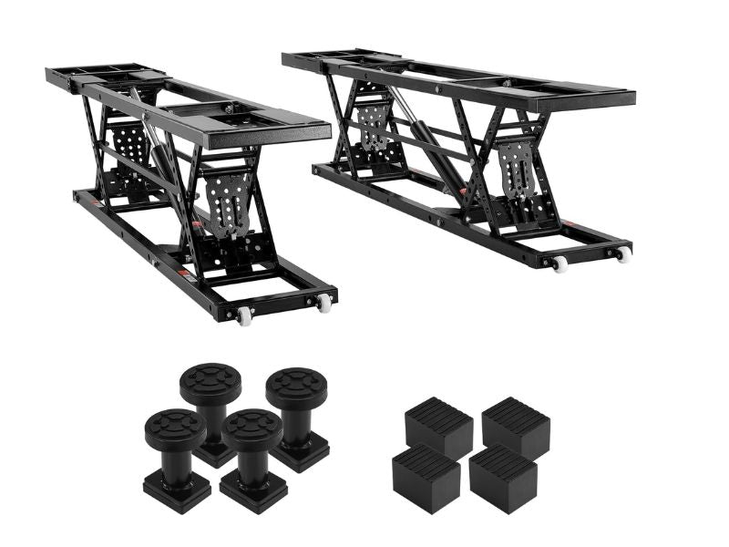 Elevador de autos rampa automotriz portátil con capacidad de 7000 lbs - 3000 kg Vevor JT-7000
