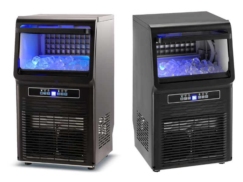 Máquina de hielo comercial de 32 kg/día - 70 lbs/24 hrs Vevor KJ-AT25F