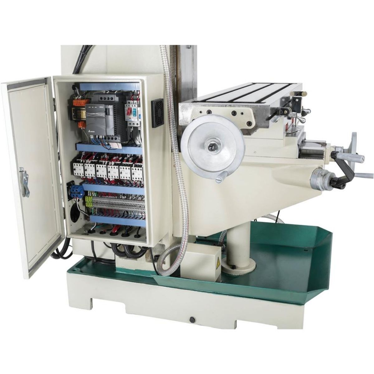 Fresadora horizontal/vertical de 9" x 39" y 3 HP con velocidad variable y visualizador digital de coordenadas (DRO)Grizzly G0757Z