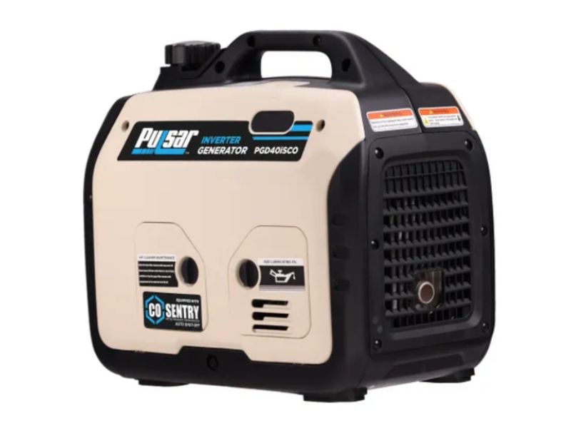 Generador inverter portatil a gasolina de 4000 watts Pulsar PGD40ISCO