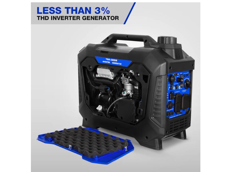 Generador inverter silencioso portatil dual Gasolina/propano de 4500 W Bilt Hard