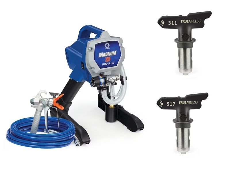 Maquina para pintar pulverizadora de pintura airless Graco X5 mas boquillas 311 y 517