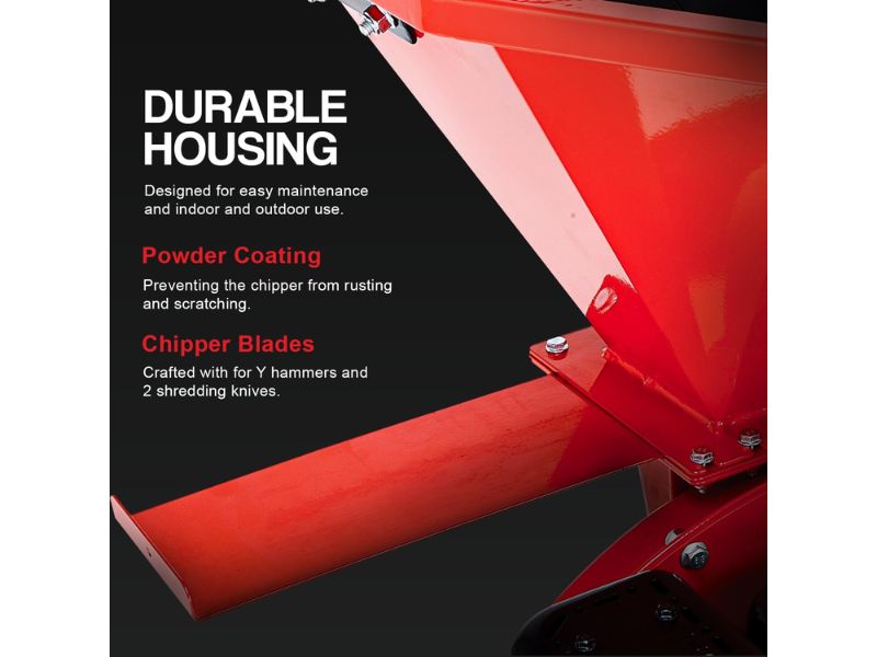 Trituradora de madera astillas ramas de servicio pesado de 7 HP 212 cc GreatCircleUSA LCE01