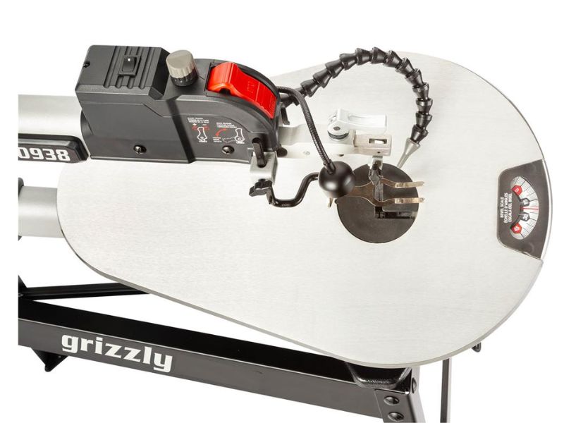 Sierra de calar de velocidad variable de 18" con soporte Grizzly G0938