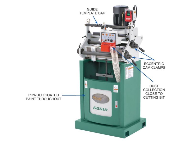 Maquina de cola de milano de 11-1/4" Grizzly G0610