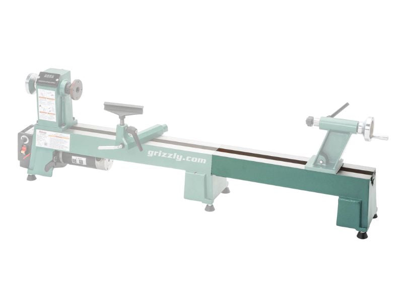 Extensión de cama de 22" para torno de banco Grizzly T25920 y T25926 Grizzly T27327