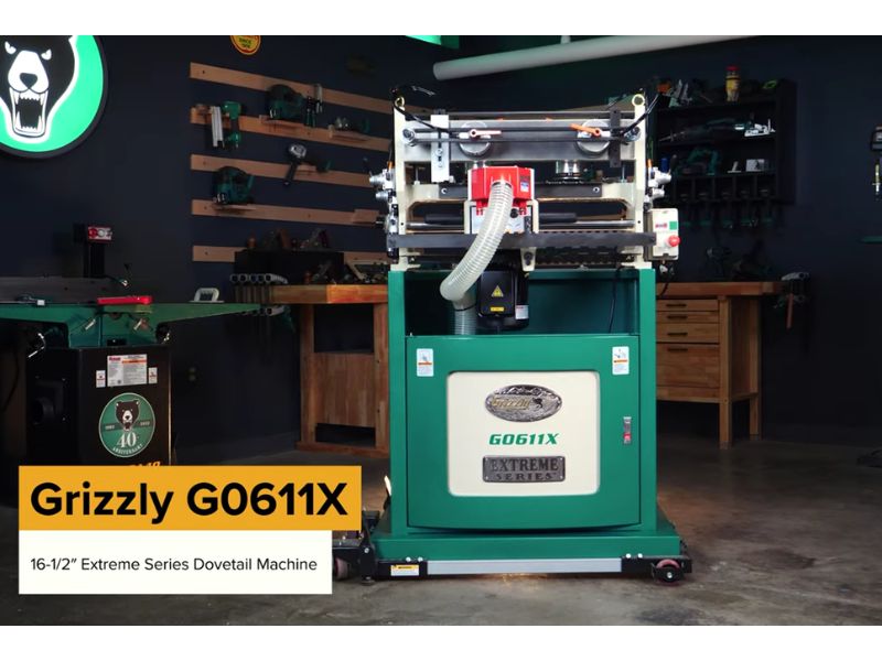 Máquina de cola de milano de la serie Extreme de 16-1/2" Grizzly G0611X
